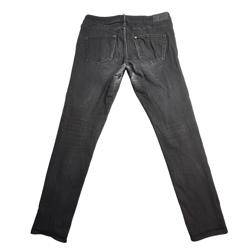 H&M &Denim Super Skinny Jeans Mens 30x32 (32x29) Charcoal‎ Wash Denim Stretch